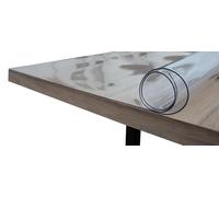CALITEX Nappe Film de Table Transparent 2.0mm PVC Imperméable et Lavable Taille Souhaitée