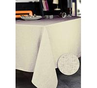CALITEX Nappe rectangulaire, Polyester, Ecru, 250x150 cm