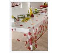 CALITEX Red Poppy Nappe PVC Rouge 250 x 140 cm