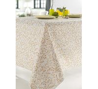 CALITEX Toile Cirée Avoine Finition Biais 140x250 cm