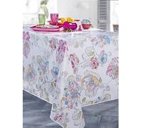 Nappe ronde PEONIA TOILE CIREE Multicolore 140 cm Multicolore