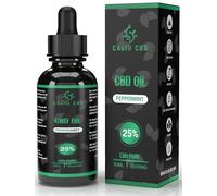 CALIU CBD | Huile de CBD Bio 25% (2500mg) | 10ml - 400 Gouttes | Arôme Menthe | Huile de Chanvre Premium | 0% THC | Fabriqué dans l’UE | Bien-être & Sommeil | cdb Hemp Oil.