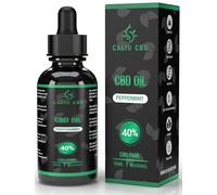 CALIU CBD | Huile de CBD Bio 40% (4000mg) | 10ml - 400 Gouttes | Arôme Menthe | Huile de Chanvre Premium | 0% THC | Fabriqué dans l’UE | Bien-être & Sommeil | cdb Hemp Oil.