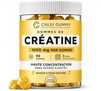 CALIU GUMMY | Créatine Monohydrate Gummies 3000 mg par Dose | 1000 mg par Gummy | 90 Gummies | Créatine à Mâcher Haute Concentration | Sans Sucre | Sport, Musculation, Fitness et Entraînement