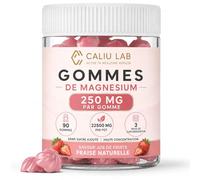 CALIU GUMMY | Magnésium Gummies | Citrate de Magnésium 250 mg | 90 Gummies | Cure 3 Mois | Stress, Fatigue & Sommeil | Énergie, Système Nerveux & Fonction Musculaire | Haute Absorption | Végan