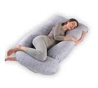 CALIYO Coussin de Grossesse pour Dormir, Coussin d'allaitement,d'allaitement, Soutien pour Le Dos, Les Hanches et Les Jambes des Femmes Enceintes, avec Housse en Velours remplaçable et Lavable