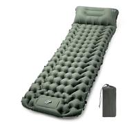 CALIYO Matelas de Camping Autogonflant - Matelas Pneumatique épais avec Pompe à Pied, Ultraléger et Imperméable | Oreiller Intégré, Compact pour L'extérieur, La Randonnée, Les Tentes et Les Voyages