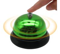 Call Bell - Solveur de points de douleur pour retard d'attention du personnel, dôme chromé à haute résonance, base lestée de 85 mm + gâche interne en acier, durable | Parfait, facile et confortable po