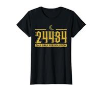 Call Daily for Solution Musulman Islam Coran Mosquée Ramadan T-Shirt Graphique avec Valeur, Femme, Noir, XL
