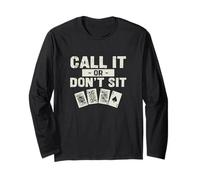 Call It Or Don't Sit Funny Euchre Card Game an Euchre Player Manche Longue