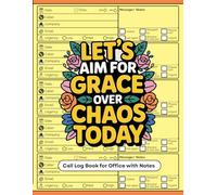 Call Log Book for Office with Notes: 600 Organized Entries | Track Phone Calls Voicemails and Messages | Business Communication Log for Inbound & Outbound Calls