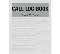 Call Log book: To store the important phone conversations