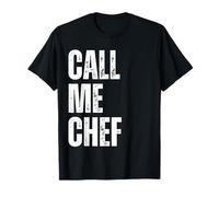 Call Me Chef Amusant Restaurant Cuisine Cuisine Chef T-Shirt
