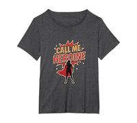 Call Me Heroine Design féministe Super-héros T-Shirt