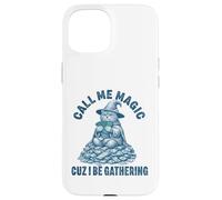 Call Me Magic Cuz I Be Gathering Cat Money Propriétaire d'entreprise Coque pour iPhone 15