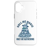 Call Me Magic Cuz I Be Gathering Cat Money Propriétaire d'entreprise Coque pour iPhone 16 Plus