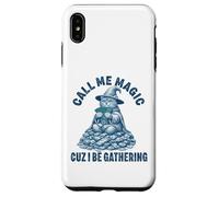Call Me Magic Cuz I Be Gathering Cat Money Propriétaire d'entreprise Coque pour iPhone XS Max