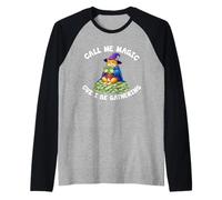 Call Me Magic Cuz I Be Gathering Cat Money Propriétaire d'entreprise Manche Raglan