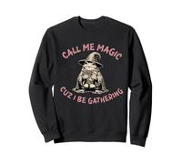 Call Me Magic Cuz I Be Gathering Frog Money Propriétaire d'entreprise Sweatshirt