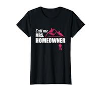 Call Me Mrs. Homeowner, Nouvelle Maison de Pendaison de crémaillère T-Shirt Graphique avec Valeur