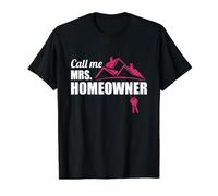 Call Me Mrs. Homeowner, Nouvelle Maison de Pendaison de crémaillère T-Shirt Graphique avec Valeur