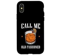 Call Me Old Fashioned Bourbon Whisky Boire Coque pour iPhone X/XS