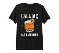Call Me Old Fashioned Bourbon Whisky Boire T-Shirt Haut de Gamme