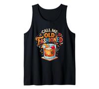 Call Me Old Fashioned Retro Whisky Funky Débardeur