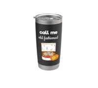 Call Me Old Fashioned Whiskey Lover Gobelet isotherme en acier inoxydable double paroi