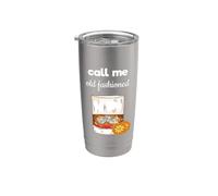 Call Me Old Fashioned Whiskey Lover Gobelet isotherme en acier inoxydable double paroi
