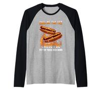 Call Me The Vet Cause I Be Funny Hard Hot Dog Meme B00tleg Manche Raglan