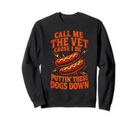 Call Me The Vet Hot Dog Nourriture pour Hot-Dog Sweatshirt