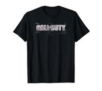 Call of Duty Classic Game Logo Seen Through Visor T-Shirt, Homme, Noir, M