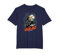 Call of Duty Halloween Gulag Tryhards Never Die Distressed T-Shirt, Homme Grandes Tailles, Bleu Marine, 4X Tall