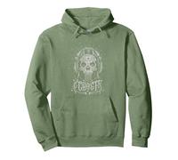 Call of Duty: Modern Warfare 2 Day of The Dead Retro Ghost Sweat à Capuche, Unisexe pour Adultes, Vert Sauge, M