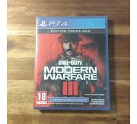 CALL OF DUTY MODERN WARFARE III (3) - PS4 ( Pal FR ) Neuf New EDITION CROSS-GEN