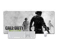 Call-of-Duty Tapis de Souris XXL 900x400mm Hydrorésistant Anime Mouse Pad Grand Tapis de Souris Gamer avec Base en Caoutchouc Anti-Glissant Surface Texturée pour Ordinateur et PC, K