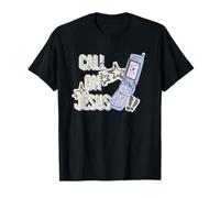 Call on Jesus Flip Phone Subtil Christian Faith Gospel Tee T-Shirt