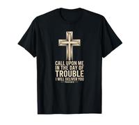 Call Upon Me in Trouble Psaume 50 Écriture T-Shirt