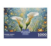 Calla Lily Puzzle 1000 Pièces Educa Jouet en Bois Cadeau Unique De l'art De La Décoration Jeu ÉduChatif Challenge Toy pour Adultes Et Enfants À Partir De 12 Ans 38x26cm/1000pcs