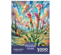 Calla Lily Puzzle 1000 Pièces Educa Jouet en Bois Cadeau Unique De l'art De La DécoRation Jeu Éduchatif Challenge Toy Adultes & Enfants des 14 Ans 38x26cm/1000pcs