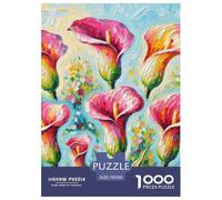 Calla Lily1000 Piece Jigsaw Puzzles for Adults and Kids Educational Games fleurFun and Challenging Home Decors Great Gift Idea70x50cm/1000pcs
