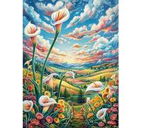 Calla vallée 500 Pieces Casse-tête Amateur d'art en Carton Haute Densité Animaux et Plantes Difficile Niveau Expert Décoration Murale Salon Cadeau Fête des Mères 500 PCS