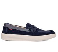 Callaghan Phoenix 65701 Mocassins de sport en croûte de cuir avec semelle amovible pour homme Bleu, bleu marine, 42 EU
