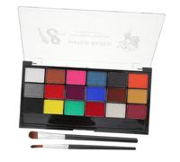 CALLARON 1 Boîte Des Peintures Maquillage Peintures Pour Le Visage Kits De Peinture De Visage Peinture Corporelle De Fête Peinture De Visage Peinture à L'aquarelle Poudre De Pigments