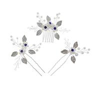 CALLARON 1 Ensemble boutures de feuilles peigne à cheveux de mariée peignes à cheveux de mariage peigne à cheveux mariage mariée accessoires de cheveux peigne de mariée fil de cuivre