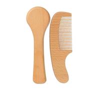 CALLARON 1 Ensemble De Peigne De Lavage Brosse À Cheveux Brosse De De Lavage À Cheveux De Massage Pour Nouveau-Né De Bain En Crin De Cheval