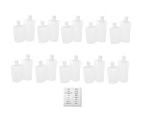 CALLARON 1 Ensemble ensemble de bouteilles contenants cosmétiques étanches trousse de toilette de voyage sacs d'emballage à fluide conteneurs de voyage cosmétiques blanche