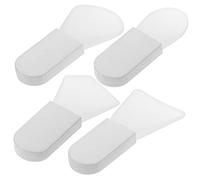 CALLARON 1 Ensemble Masque Brosse Ensemble soins de la peau Suppression brosse à masque facial argile doux mélange petit applicateur de masque de boue brosse à masque de boue abdos blanche