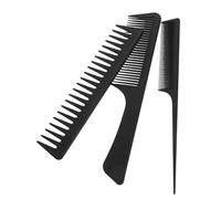 CALLARON 1 Ensemble Peigne antistatique style démêler peignes à cheveux femmes peignes de coiffure peignes femmes Peignes portables peigne de queue fibre de carbone Black